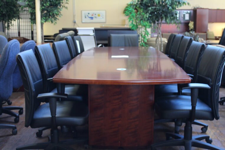 Bradford Cherry Conference Table With Grommets