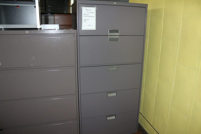 Steelcase 36" 5 Drawer File Cabinet