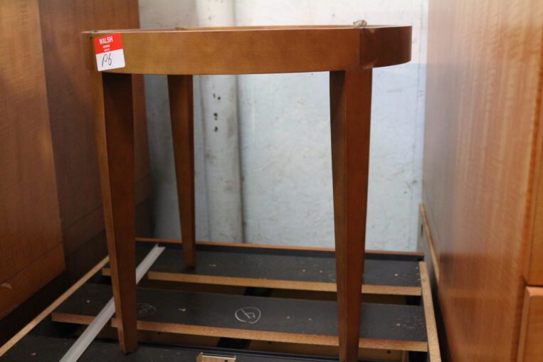 Bernhardt Glass Top Side Tables
