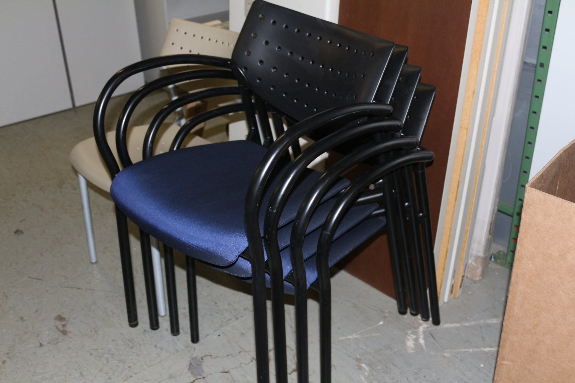 Keilhauer Black Stack Chairs