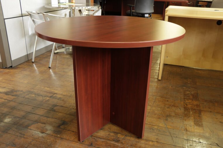 New Peartree 36" Round Cherry Laminate Meeting Tables