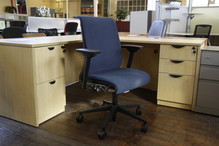 Blue Steelcase Think Chair