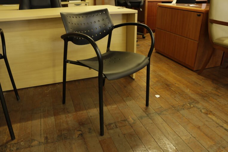 Keilhauer Also Black Moulded Stack Chairs