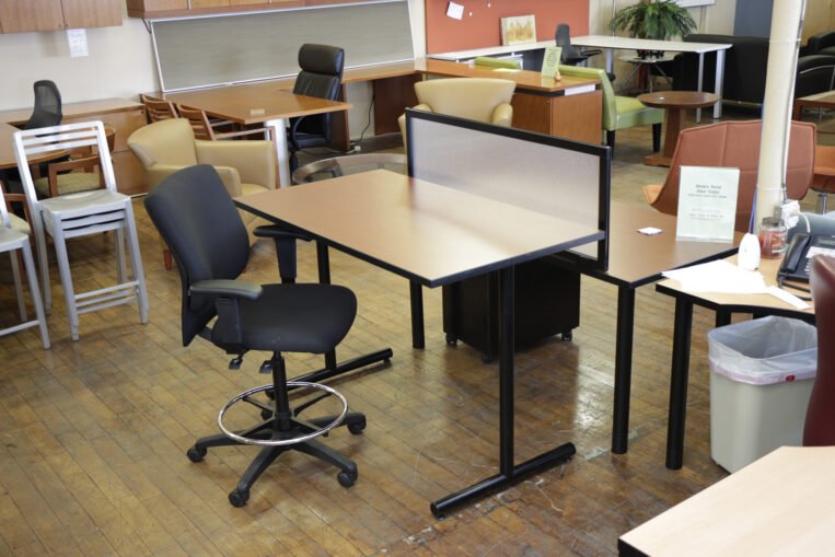 Custom 30" x 54" Bar Height Laminate Table Desks
