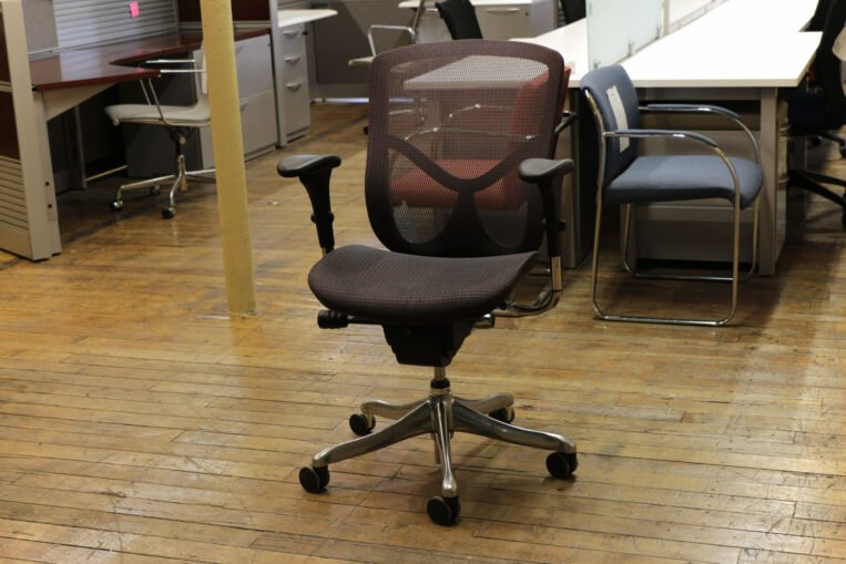 Eurotech Fuzion Luxury Mid-Back Purple Mesh Chairs