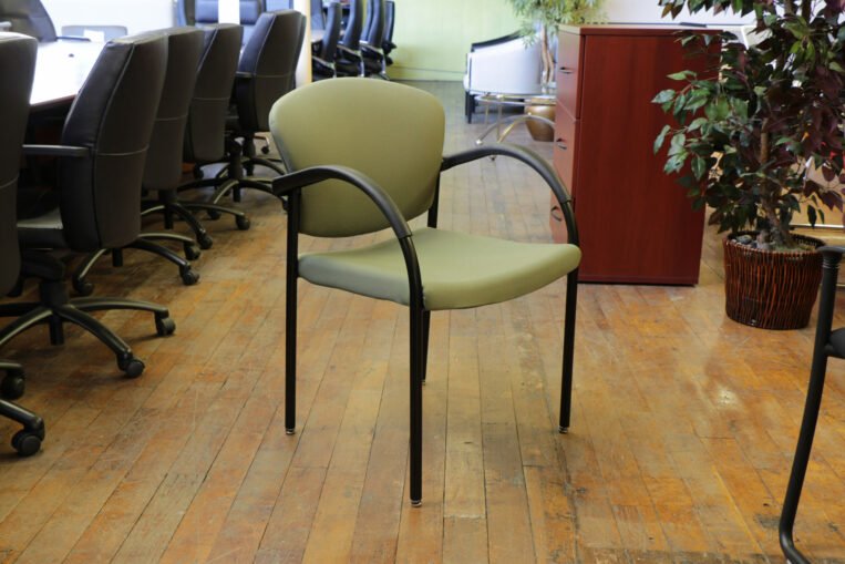 Allsteel Tolleson Green Stackable Guest Chairs