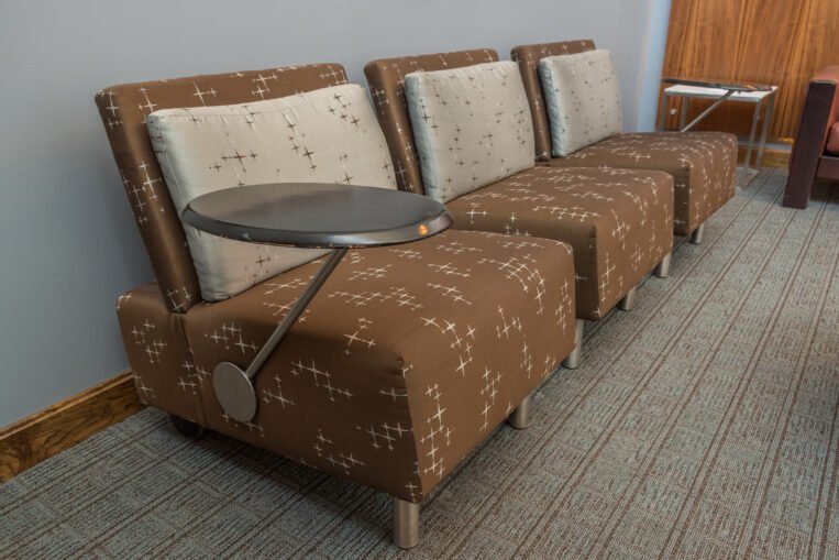 Martin Brattrude Stonehenge Lounge Chairs with Tablet