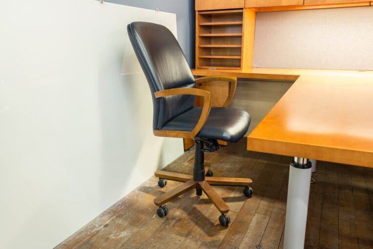 Kimball Triumph Leather Executive Conference Chairs