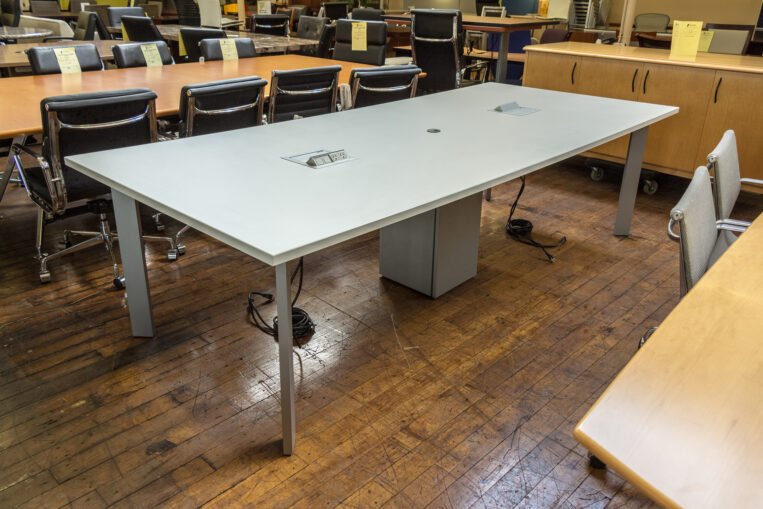 Haworth Planes 9' x 4' White Conference Table
