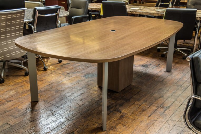 Haworth Planes Walnut 8' x 4.5' Conference Table