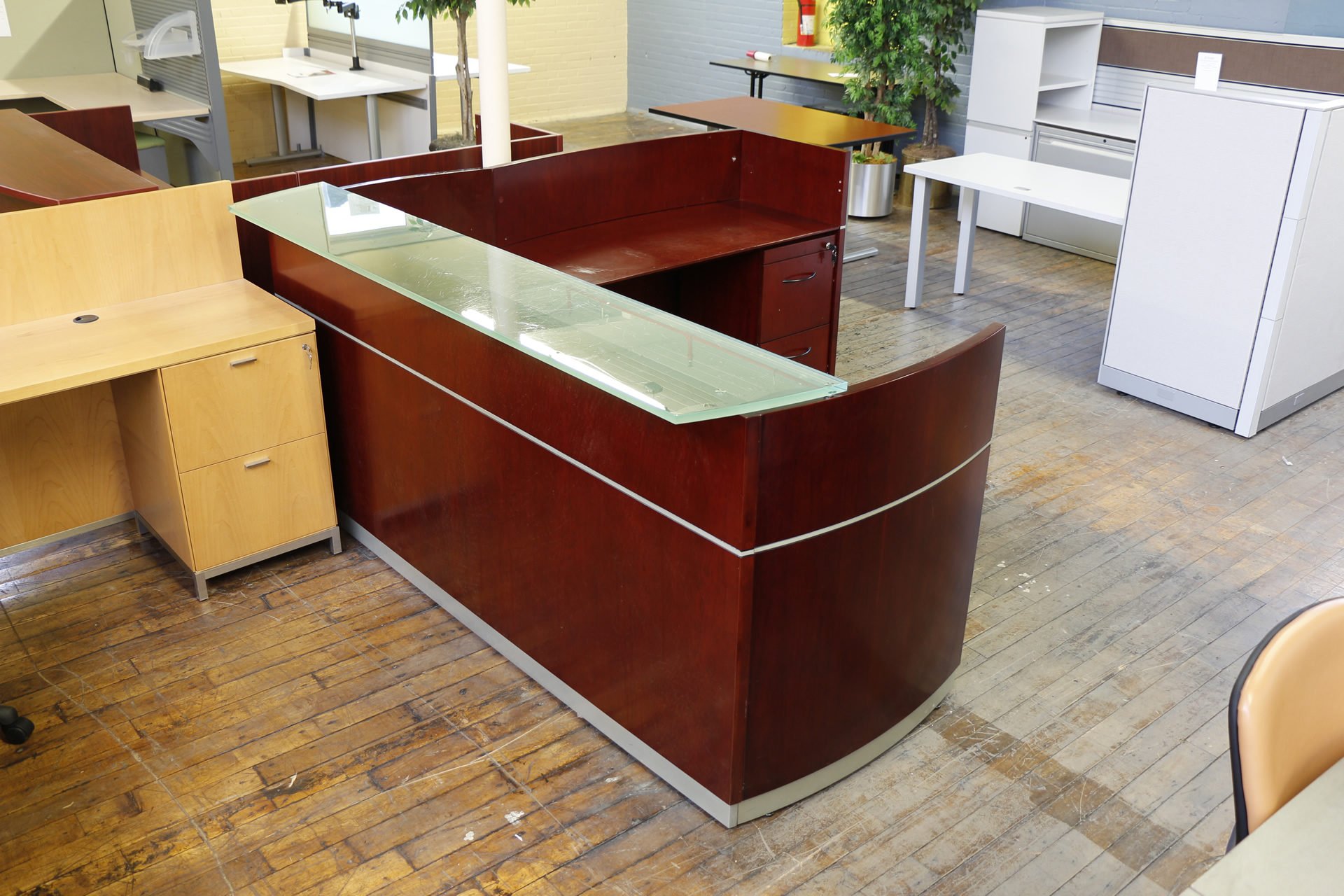 Mayline Napoli Reception Desk Peartree Office Furniture