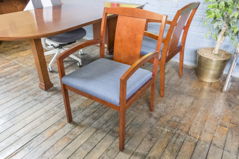 National Timberlane Single Panel Guest Arm Chairs