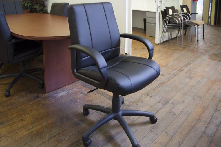 Mid-Back Leatherette Executive Conference Chairs
