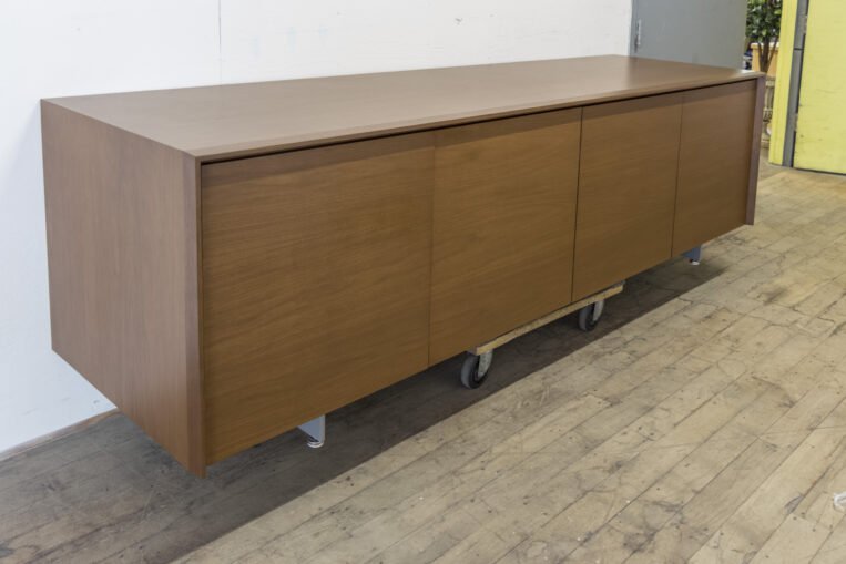 Custom Steelcase Host Walnut Storage Credenza