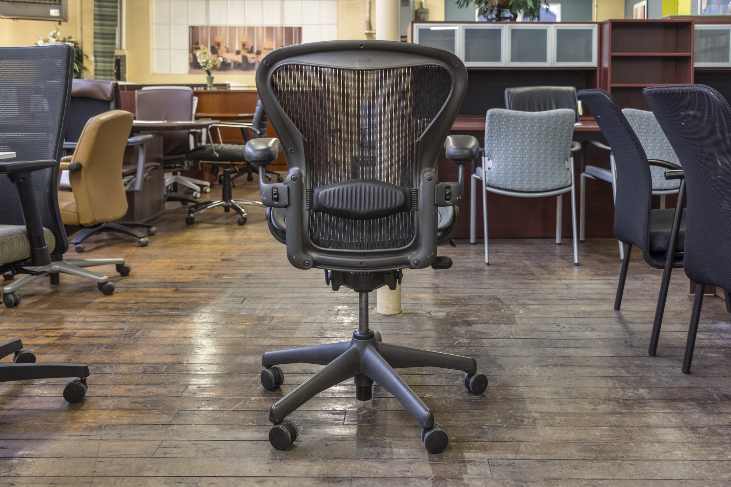 Herman Miller Aeron Single Function Chairs in Size B • Peartree Office