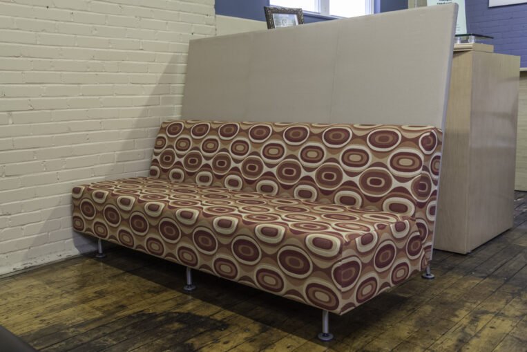 Coalesse Bix 72″ Straight Section Sofa with Back Screen