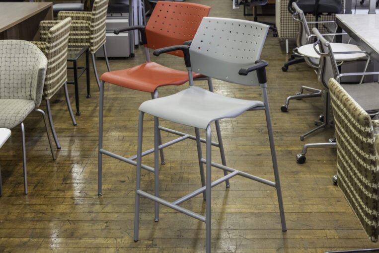 Global Sonic Bar-Height Stool with Arms