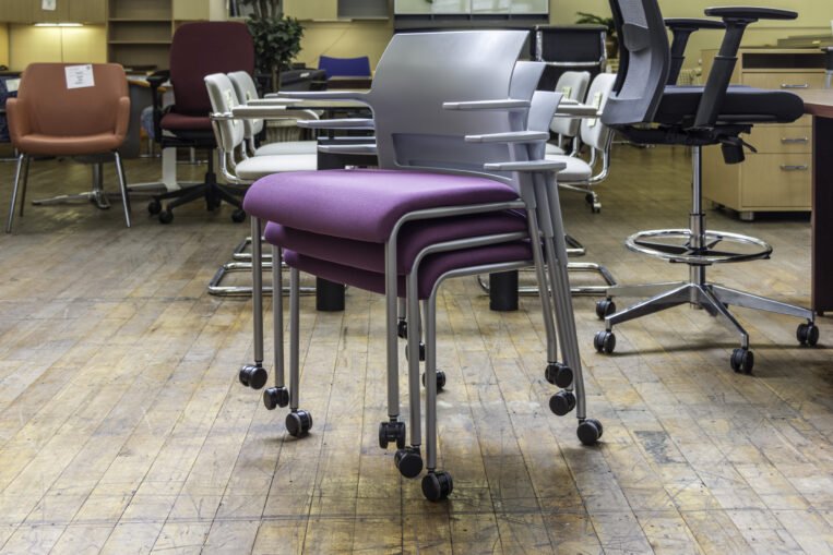 Steelcase Move Guest Chairs with Casters