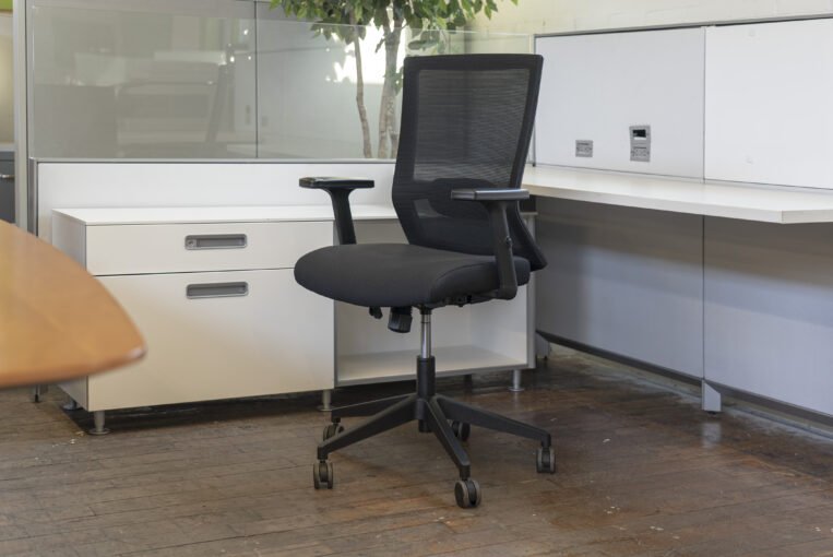 Black Mesh Back Task Chairs