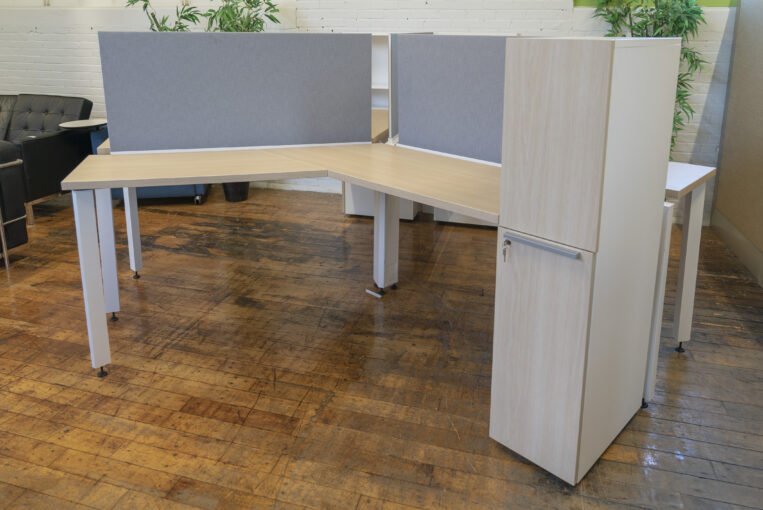 Allsteel 120­­° 3-Pod Workstations