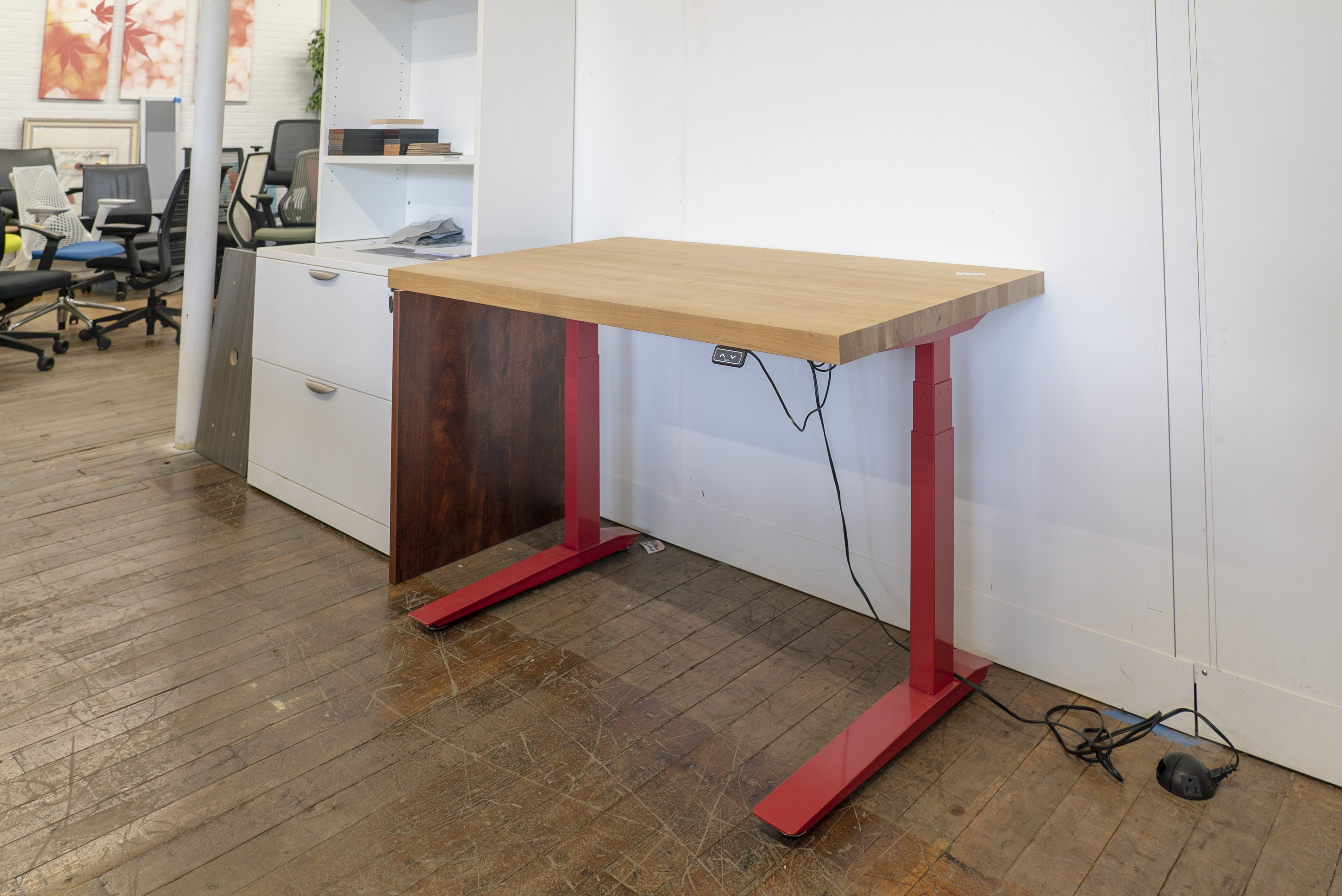 butcher-block-height-adjustable-desk
